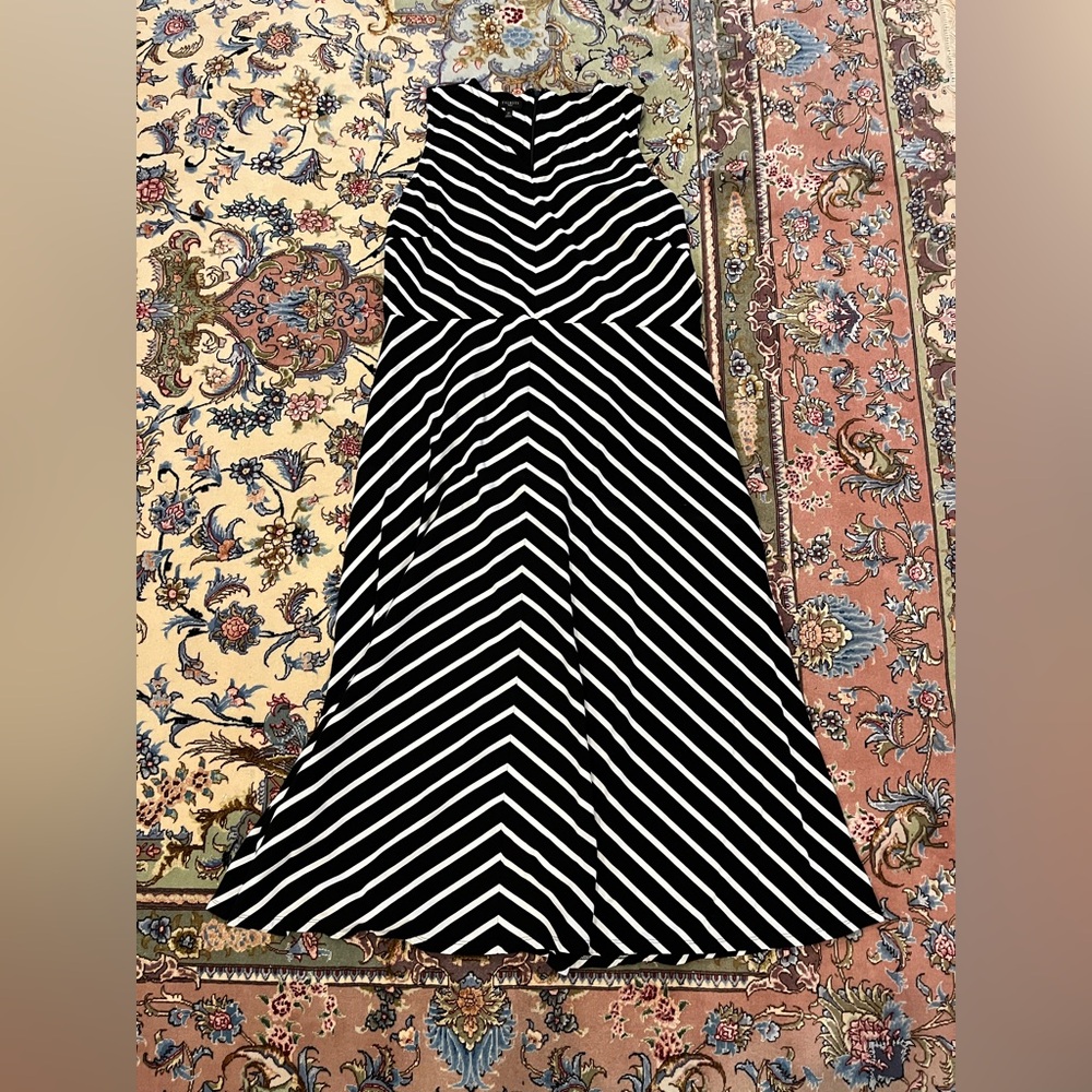 Talbots Chevron Midi Dress